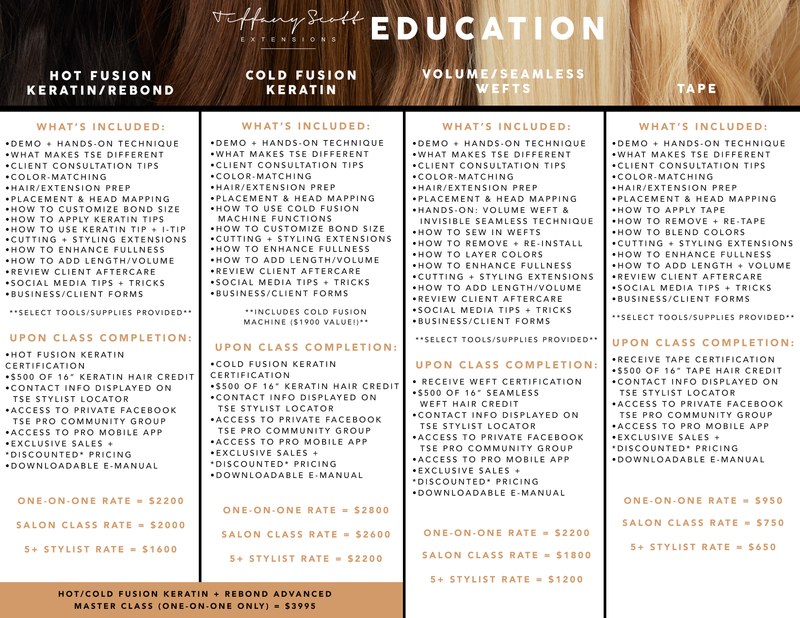 Salon / Group (5+ Stylist) Extension Training Course